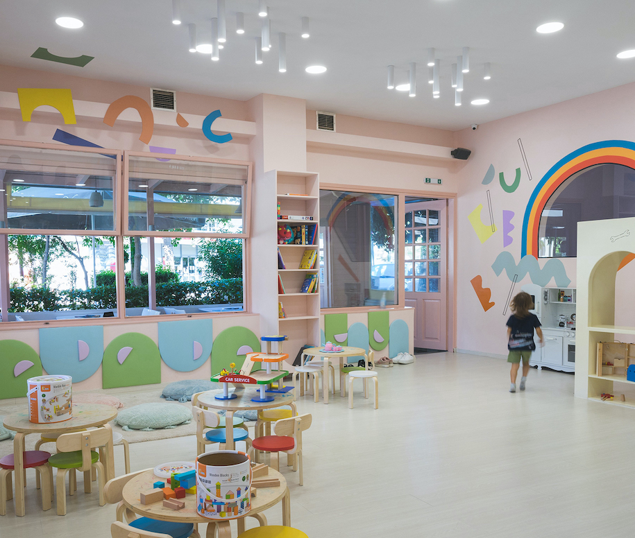 Archisearch Interior designers Ioulia Metzidaki and Nasia Pletsi created “Tempera”, a unique place for children