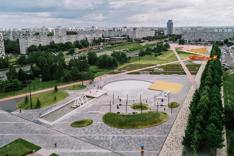 Archisearch DROM converts Azatlyk Square in Russia into a lively contemporary public space