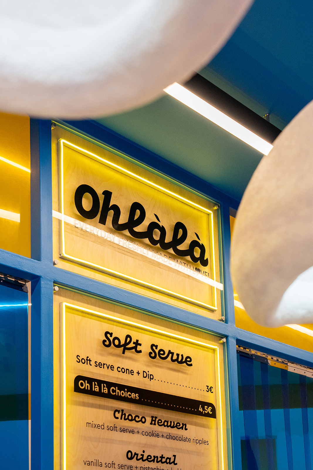 Archisearch Puzzle Interior Design designs Oh La La as a funky disruption in the historic urban fabric of Chania