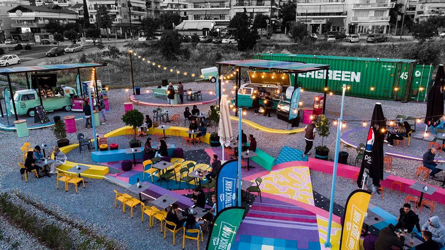 Archisearch Food Park Truck SKG: the first outdoor food truck park in Greece | K TZIMIKA ARCHITECTS