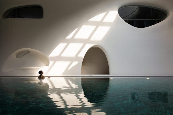 Archisearch - Appeared as if it descended from the sky, The Rock - Cloud Center designed by Wutopia Lab grounds in Zunhua, Hebei, China