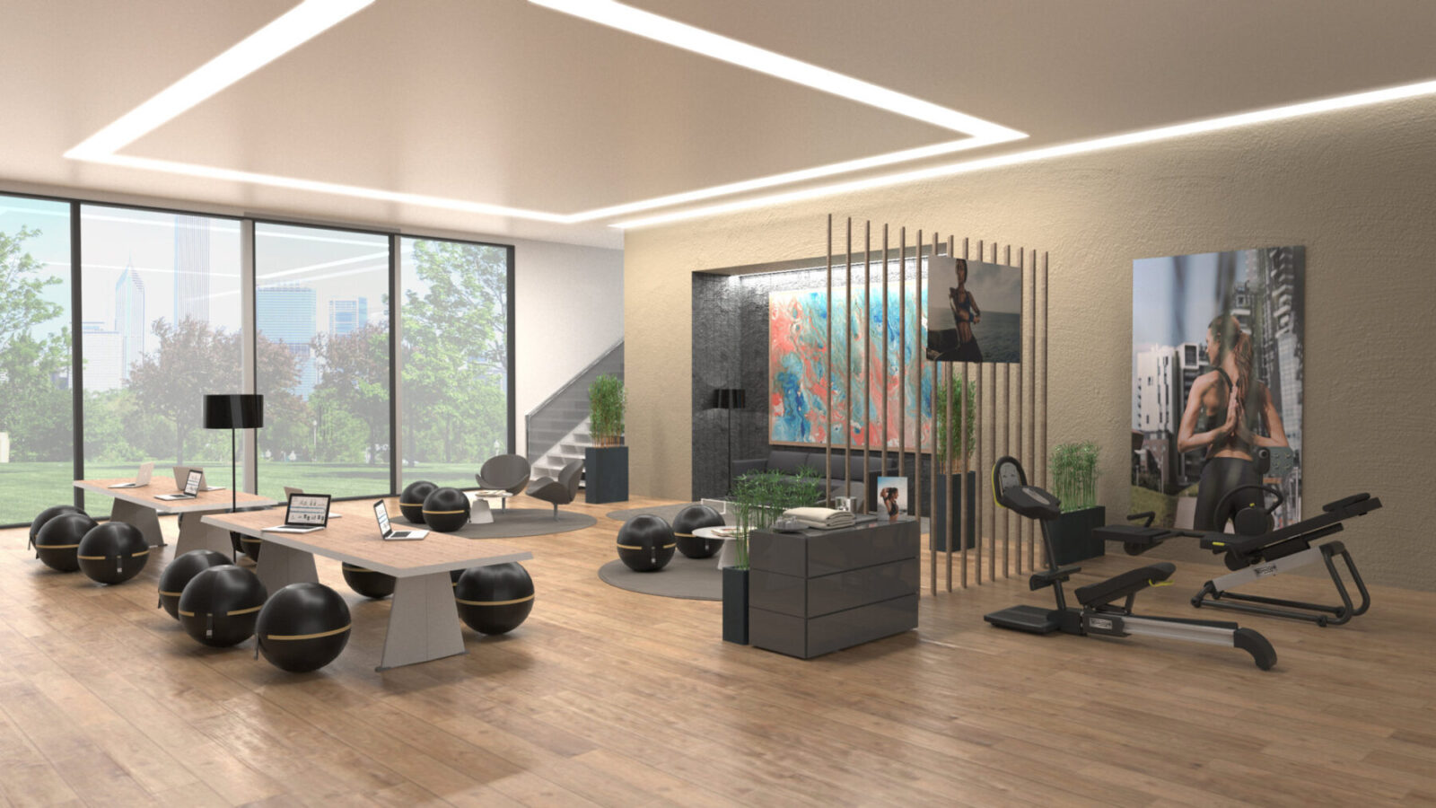 Archisearch Technogym Interior Design: At the Architect’s Service