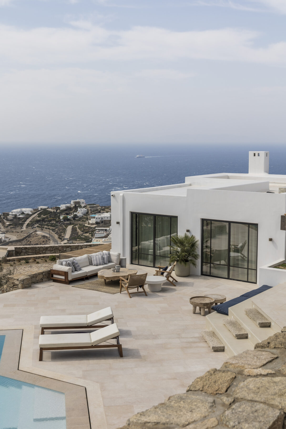 Archisearch Kyanos Villa in Mykonos | by Mykonos Architects