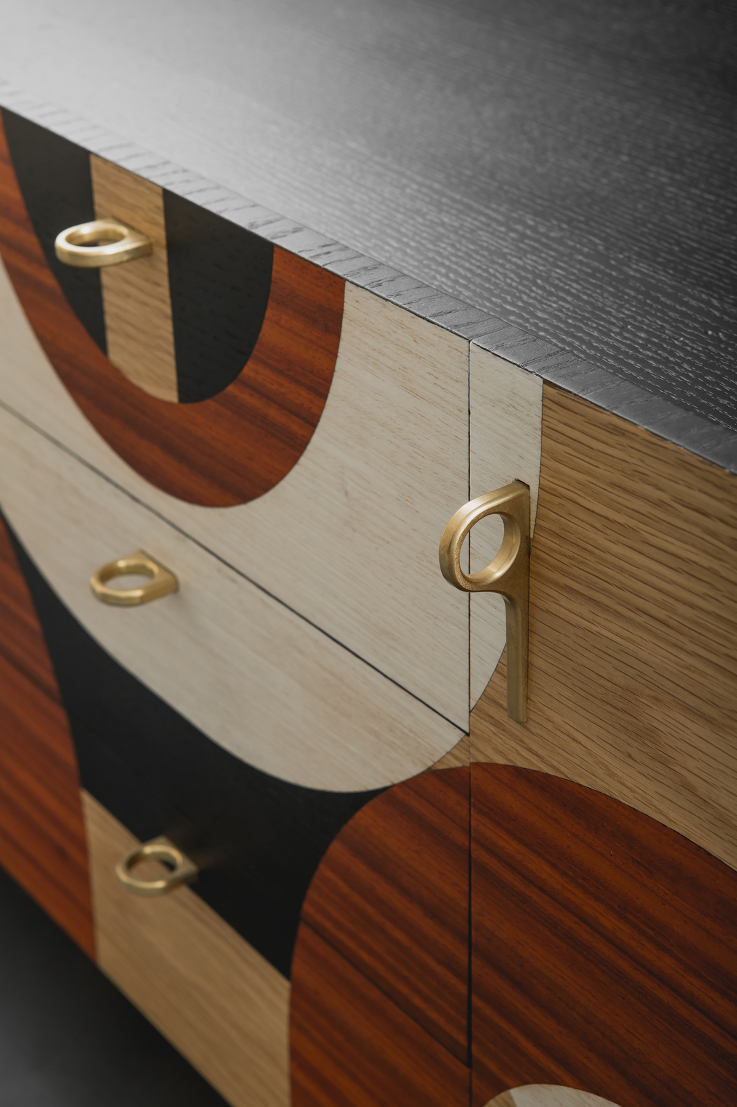 Archisearch Marquetry geometric sideboard | Mockinbird studio