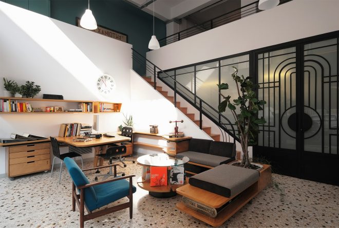 Archisearch - 4k architects turned a single space into a workplace and a meeting point for Wiz Creative