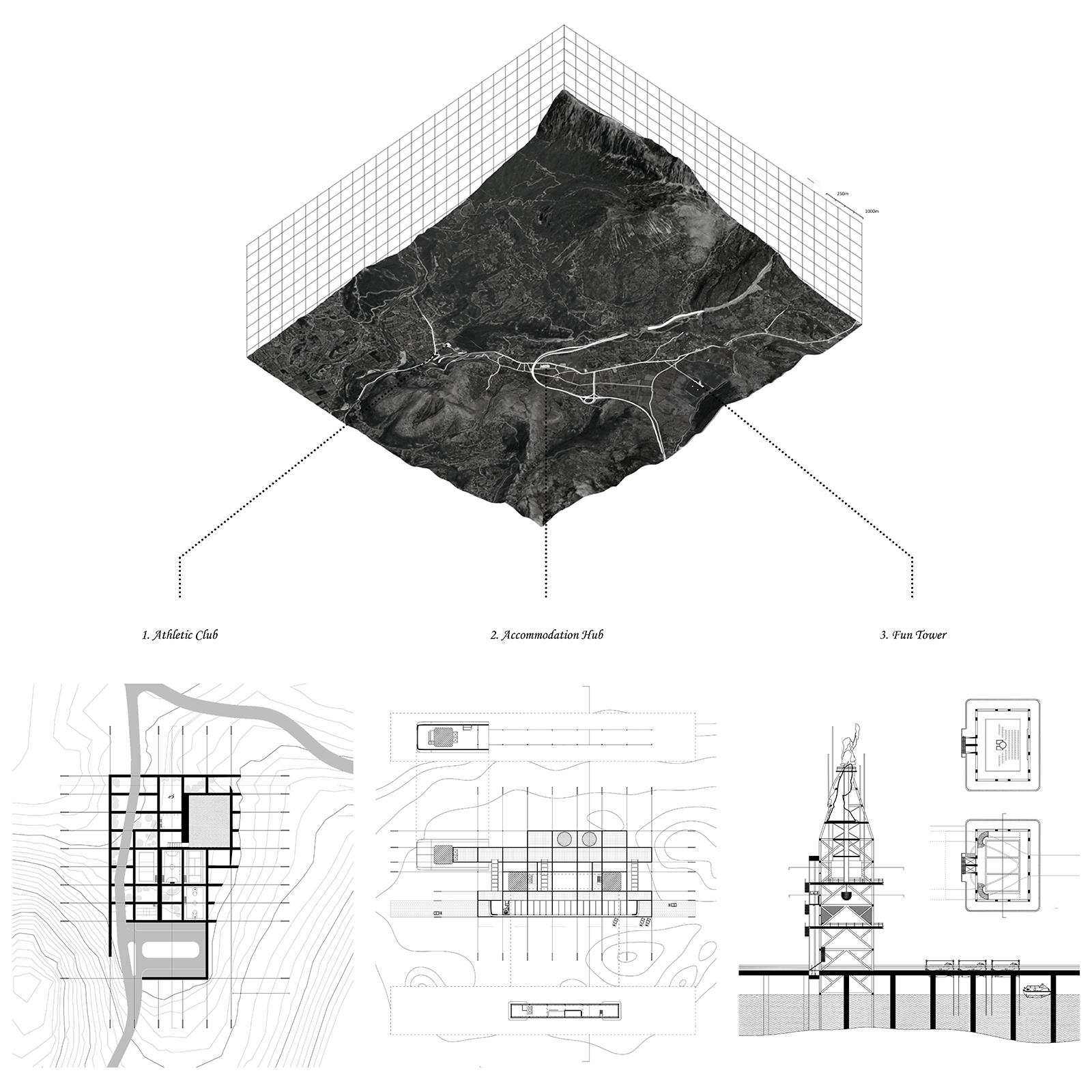 Archisearch Mobil Park: Επαναχρησιμοποίηση Πετρελαιοπηγών για τον Σχεδιασμό Ξενοδοχειακού Πάρκου | Διπλωματική Εργασία από τον Μιχάλη Μπίνιο