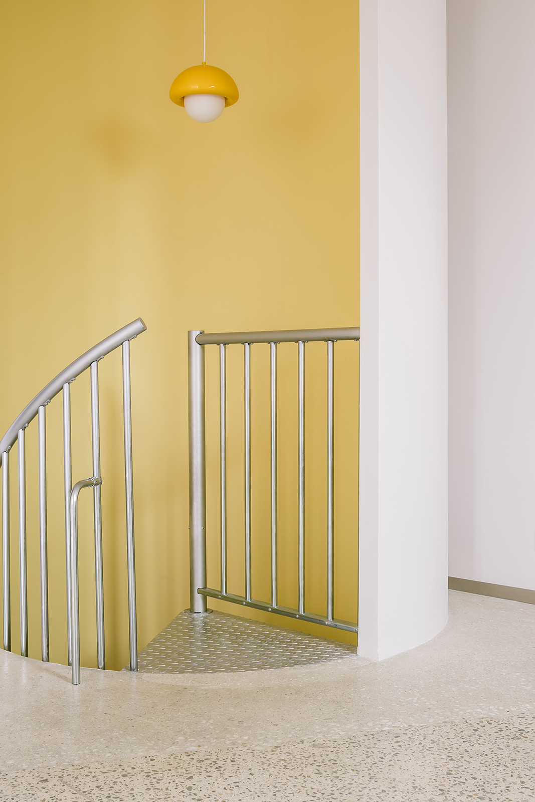 Archisearch Architecture in Colour: Gruit Transforms Two Existing Apartments into a 100 m² Duplex Through Yellows and Blues in Bagnolet, France
