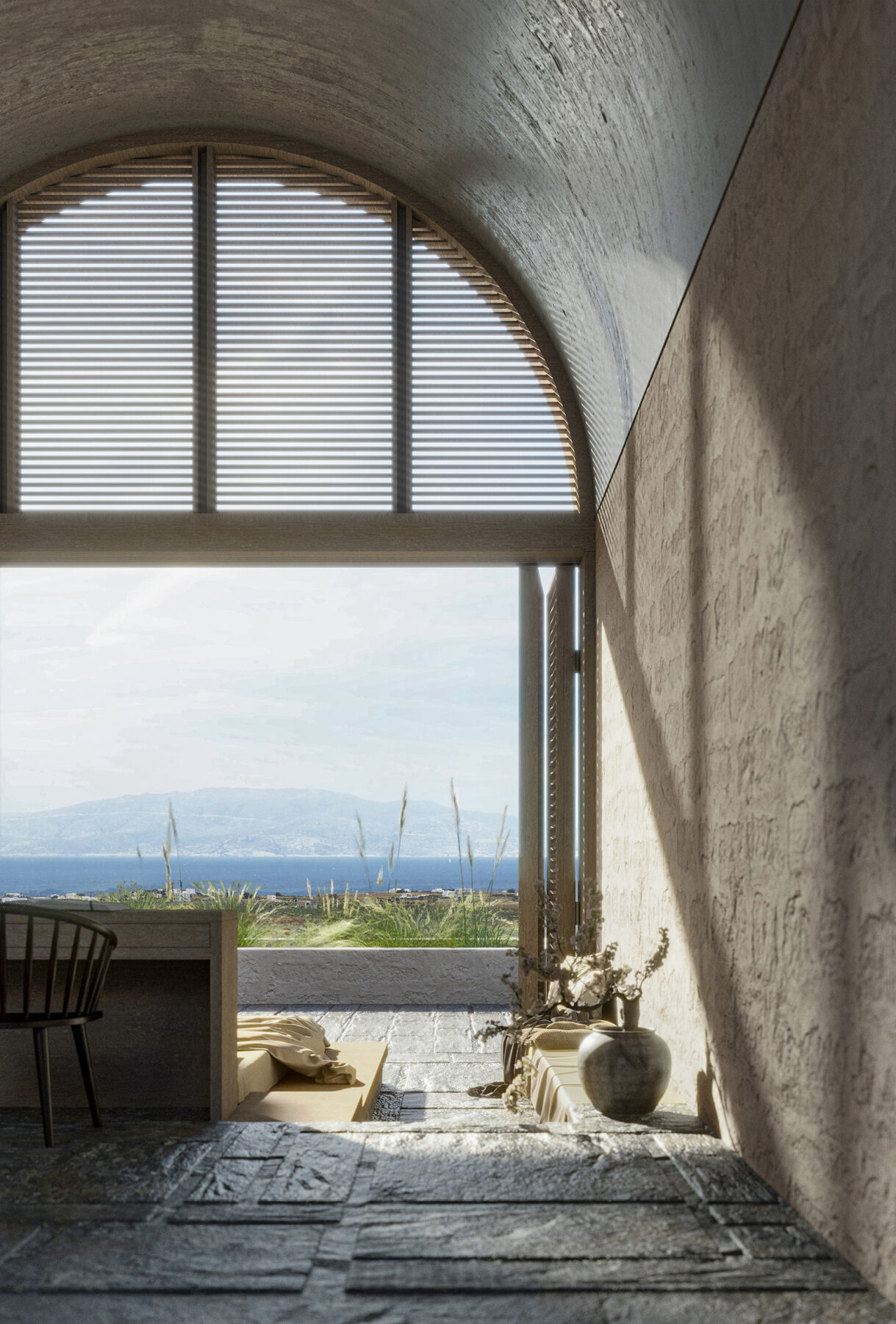Archisearch Terra Dionysia wine hotel in Santorini | by Nysa Architects