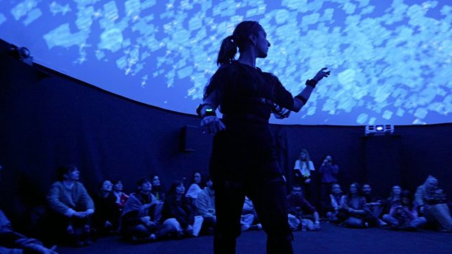 Archisearch - Chromosphere: το Athens Digital Arts Festival (ADAF) δημιούργησε τον πρώτο περιοδεύων θόλο της Ευρώπης επαναπροσδιορίζοντας τα όρια τέχνης-τεχνολογίας!