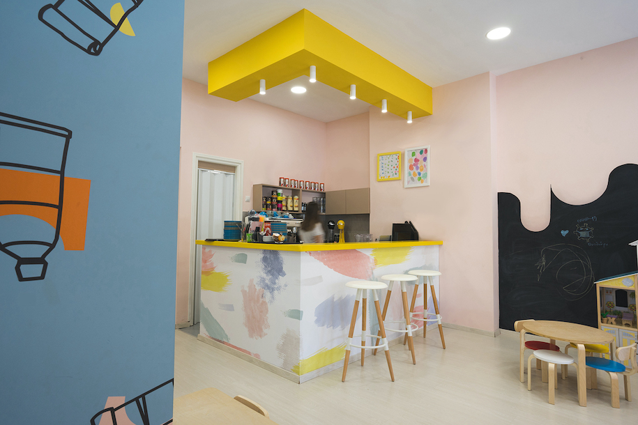 Archisearch Interior designers Ioulia Metzidaki and Nasia Pletsi created “Tempera”, a unique place for children