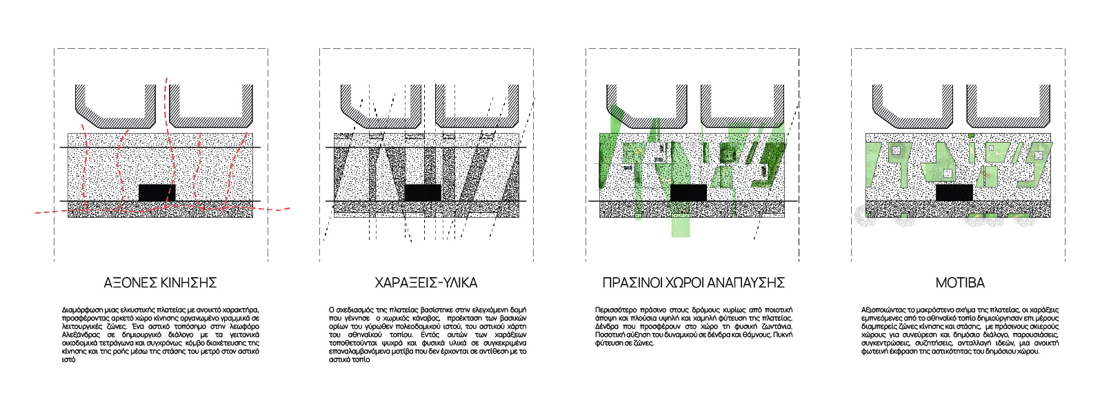 Archisearch Oι Δ. Στεφανάκης, Ε. Κουτσιούμπας, Α. Moυσμουλίδης, Φ. Γιαμάκου, N. Σουλάκης, Μ. Πολυμενίδης, Κ.Τριχιάς, Γ. Ρέτσιος, Θ. Νάνας,  K. Χριστοδούλου, Ε. Ζανιδάκη, Σ. Τσιάντου και Σ. Γιαμάκος κέρδισαν έπαινο στον ανοιχτό αρχιτεκτονικό διαγωνισμό για το Νέο Σταθμό Μετρό Αλεξάνδρας