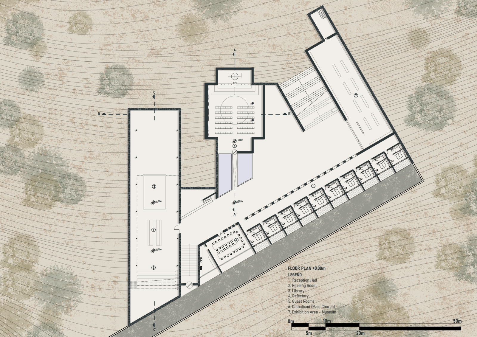 Archisearch Sacred Rocks: A contemporary monastery in Meteora | A diploma thesis by Diamanti Electra and Antoniou Konstantinos