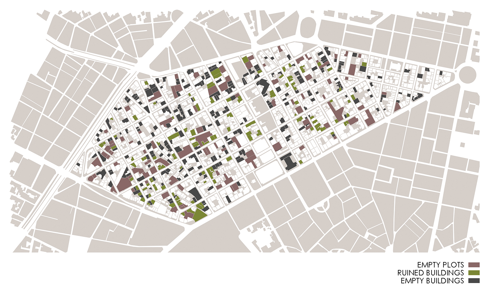 Archisearch Cooperative Construction Centre in Metaxourgeio, Athens | Diploma thesis project by Athina Maria Georgiadi, Thalassini Karali & Ourania Agoranou