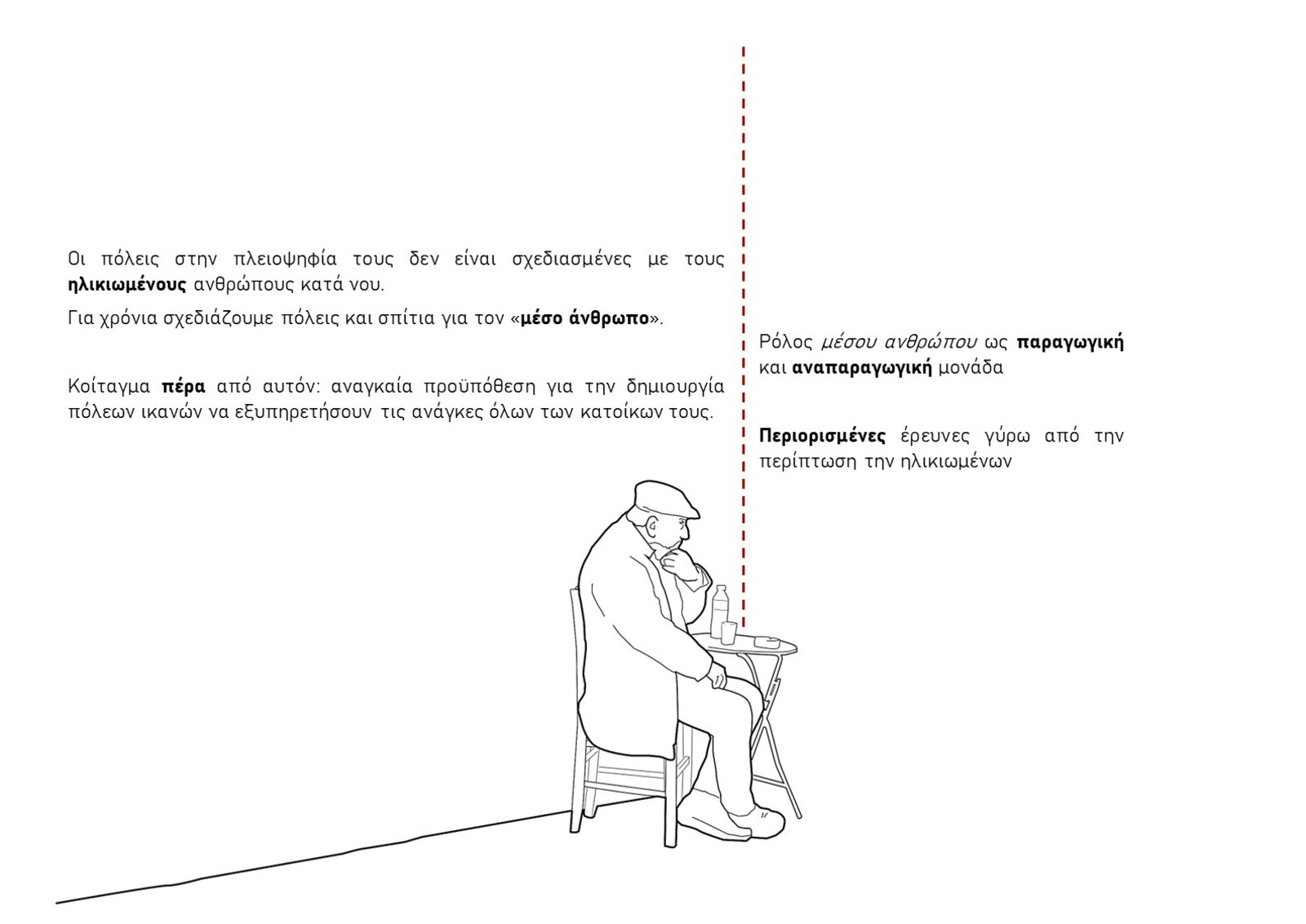 Archisearch An examination of the city and the position of the elderly within it | Research thesis project by Margarita Chatzimichail