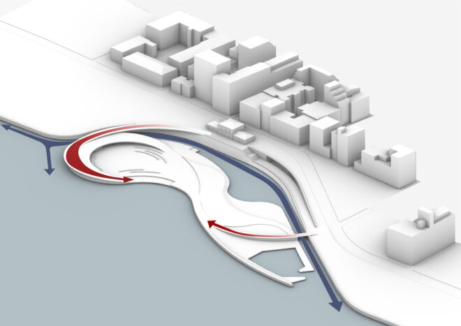 Archisearch COSTA NUOVA: expansion of the city of Patras on the sea front | Student project by Tsakas Nikolaos and Kouris Nikolaos