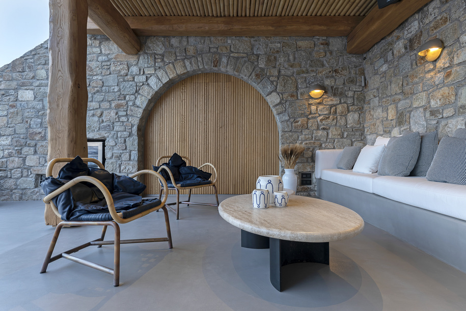 Archisearch Villa Sebastian in Ornos Bay, Mykonos | by Maria Kardami Design Studio