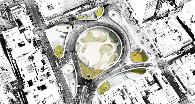 Archisearch - St. John's Park in New York: a visionary concept proposal for urban design by Ballman Khapalova