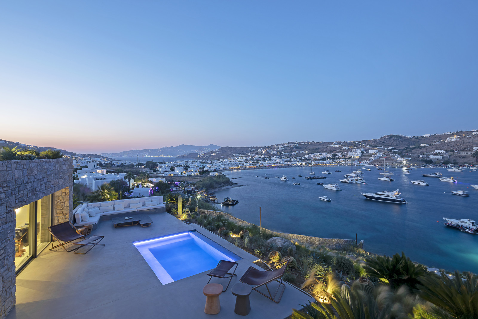 Archisearch Villa Sebastian in Ornos Bay, Mykonos | by Maria Kardami Design Studio