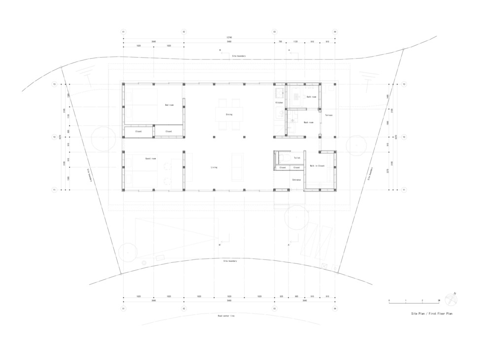 Archisearch House in Minohshinmachi at Osaka, Japan | Yasuyuki Kitamura