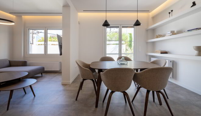 Archisearch - Κατοίκηση εν λευκώ | Σχεδιασμός ενοποίησης-ανακαίνισης δύο διαμερισμάτων στην Αθήνα από τη Γιάννα Σιαπάτη & τη Χρυσή Νικολούτσου