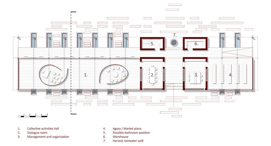 Archisearch Inbetween: a house and a garden for women in Baghere village | Competition project by Aristotelis Kaleris,Ioannis Lykouras and Pille Noole