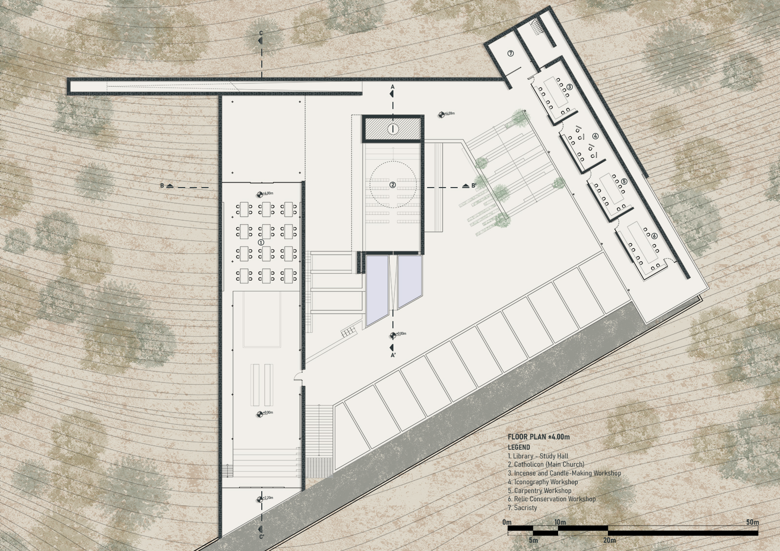 Archisearch Sacred Rocks: A contemporary monastery in Meteora | A diploma thesis by Diamanti Electra and Antoniou Konstantinos