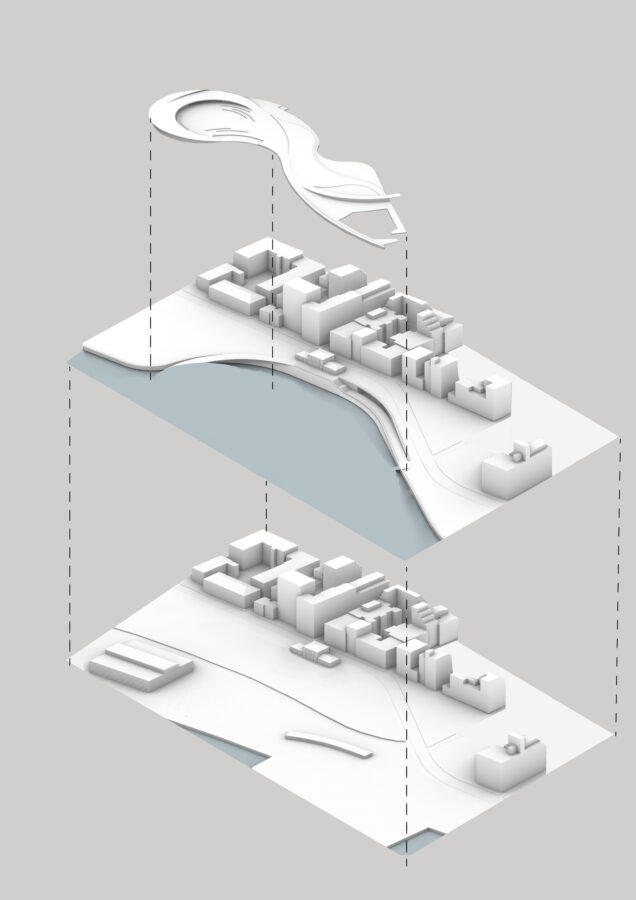 Archisearch COSTA NUOVA: expansion of the city of Patras on the sea front | Student project by Tsakas Nikolaos and Kouris Nikolaos