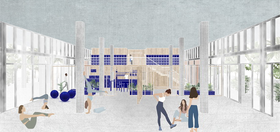 Archisearch Architectural competition for the new TEPAK Dormitories in Limassol, Cyprus - Honorable mention | by Eleni Alexi, Marilena Christodoulou, Elissavet Pasli, Angelos Shiamaris