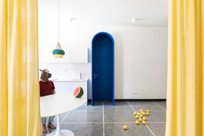 Archisearch - Retroscena: a manifesto house in Rome with ironic and bold pop scenarios revolutionized by La Macchina Studio