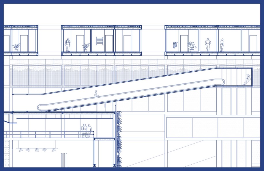 Archisearch Programmatic escalations placed in an urban continuity| Diploma thesis by Giorgos Tsiakoymis