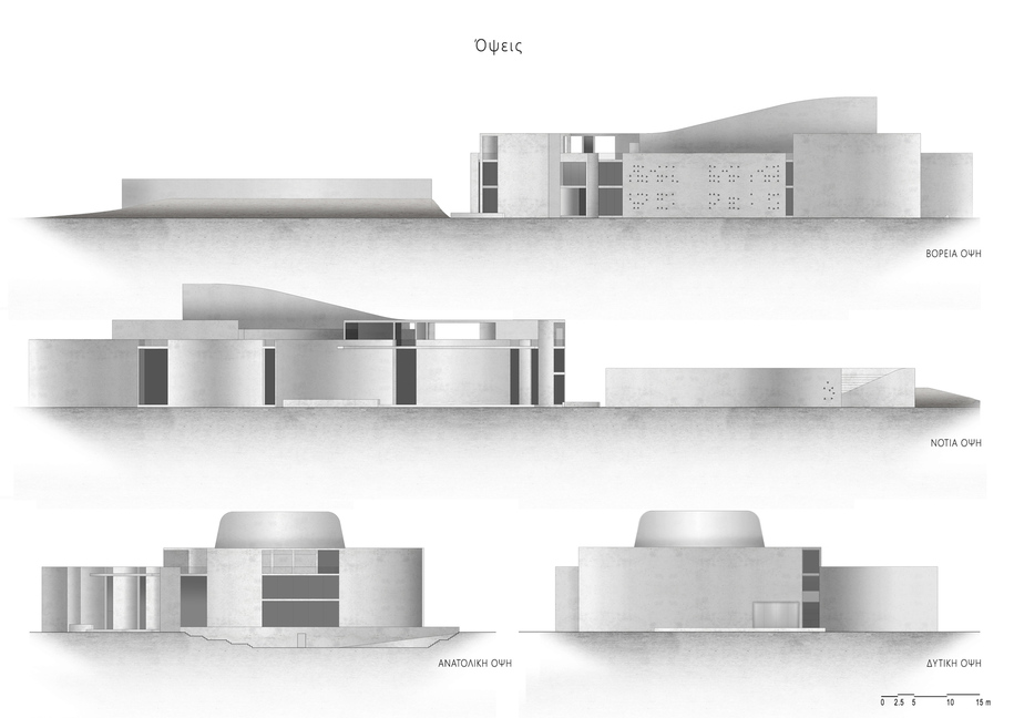 Archisearch The myth’s call – A narration of the curve for the new theatre of Volos | Diploma thesis project by Anastasia Bompou