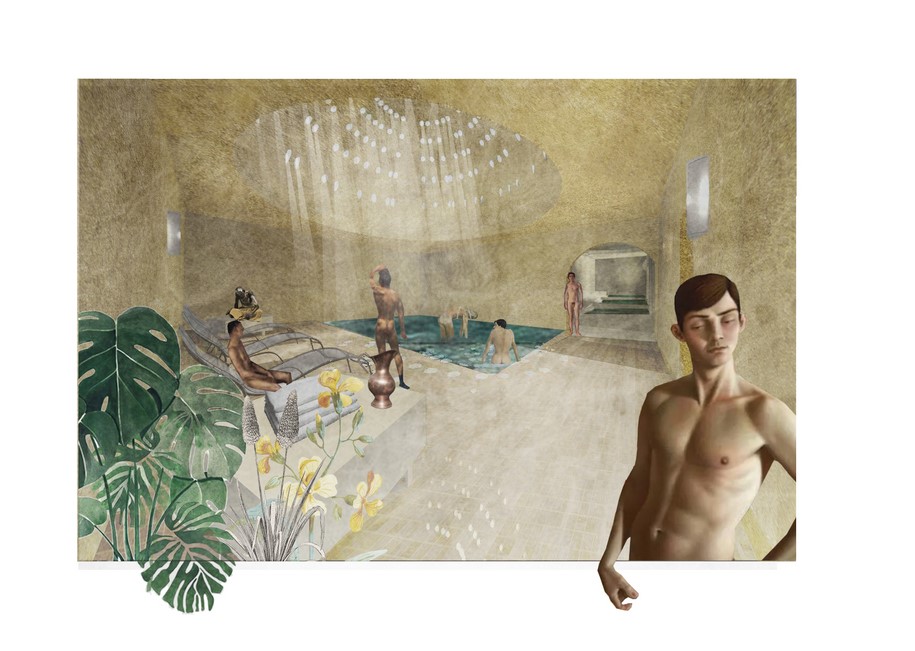 A hammam in Yazd, Elisa Moro, Elisa Moro, Master Thesis, 2018,  Politecnico di Torino, Roman thermal complex