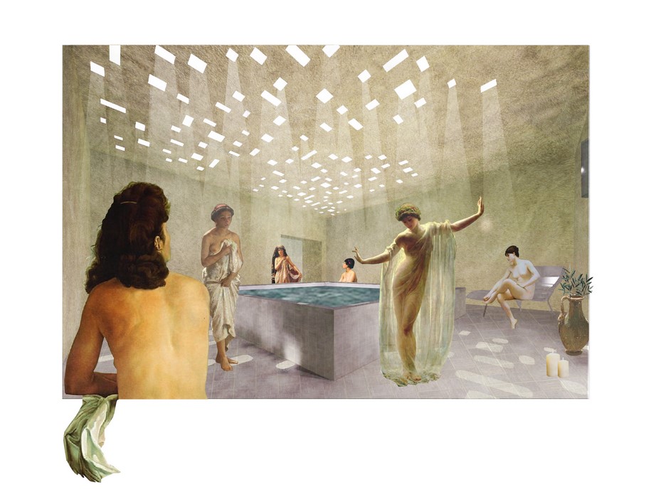 A hammam in Yazd, Elisa Moro, Elisa Moro, Master Thesis, 2018,  Politecnico di Torino, Roman thermal complex