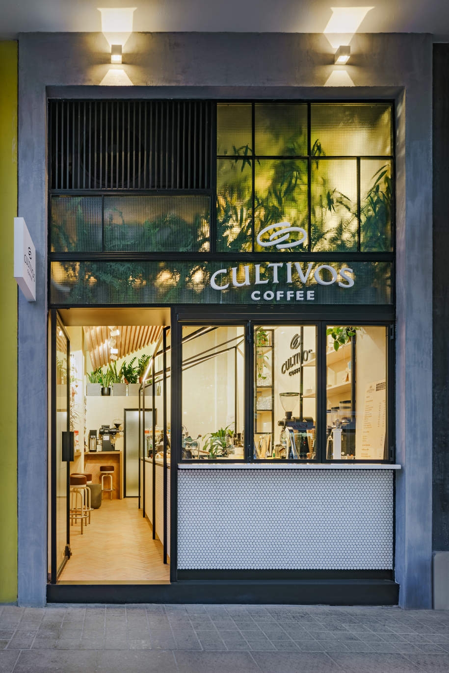 Α2Architects, CULTIVOS, café, Νέα Σμύρνη, Αθήνα, 2018