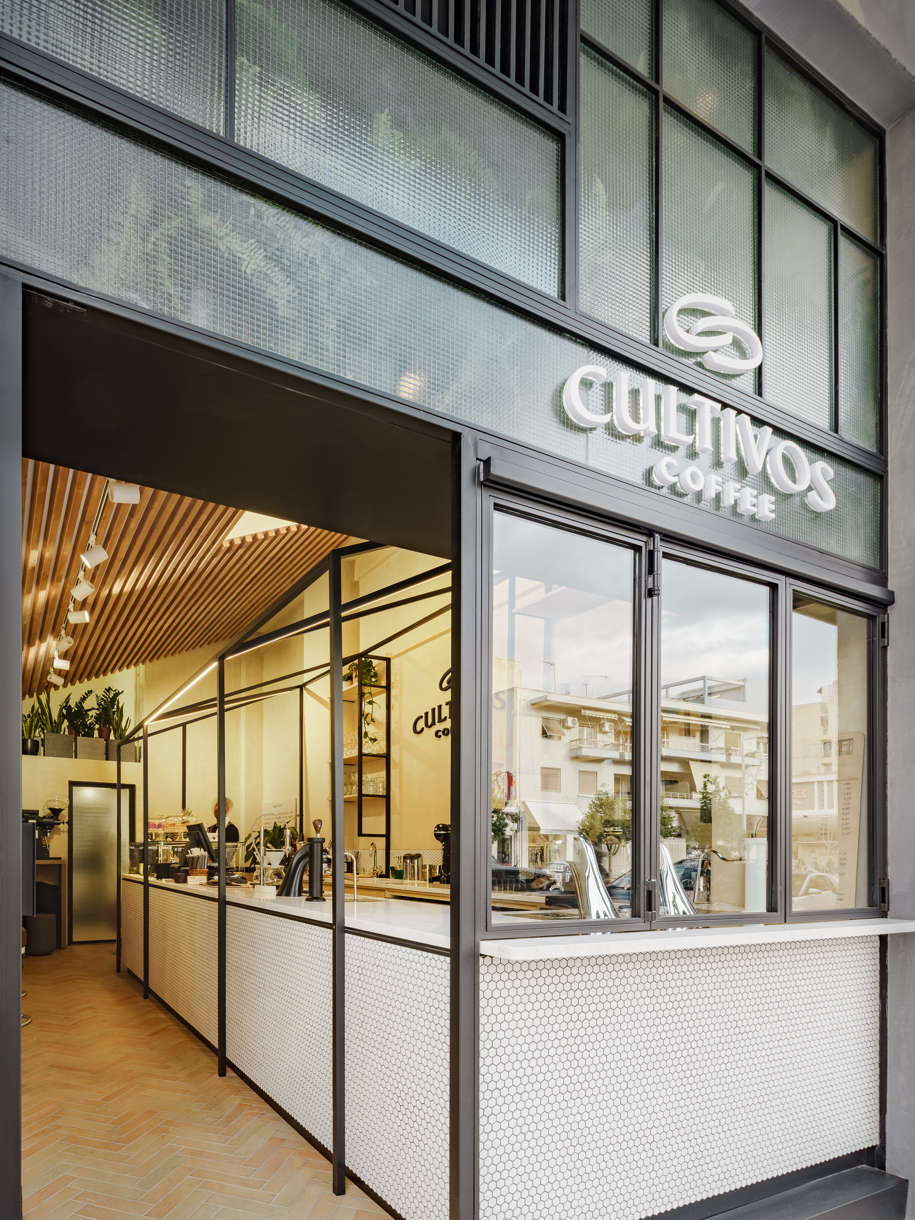 Α2Architects, CULTIVOS, café, Νέα Σμύρνη, Αθήνα, 2018