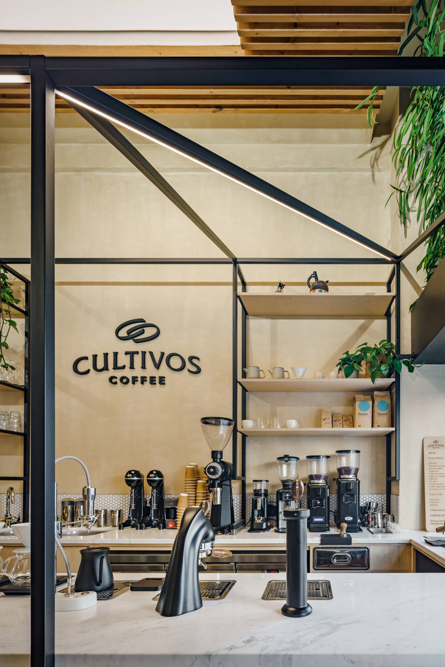 Α2Architects, CULTIVOS, café, Νέα Σμύρνη, Αθήνα, 2018