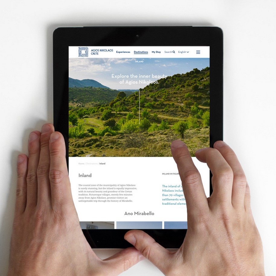 Archisearch AG Design Agency designed & developed a new website for Agios Nikolaos municipality in Crete