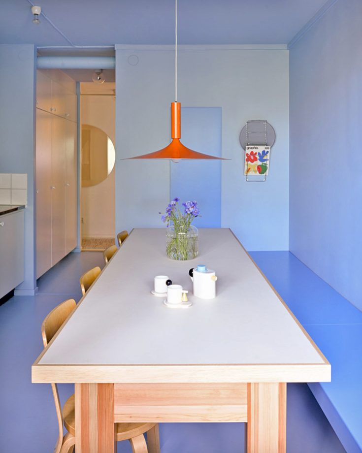 Archisearch Colourful refurbishment of a 1980s apartment for a family with twins in Enskededalen, Stockholm by Westblom Krasse Arkitektkontor