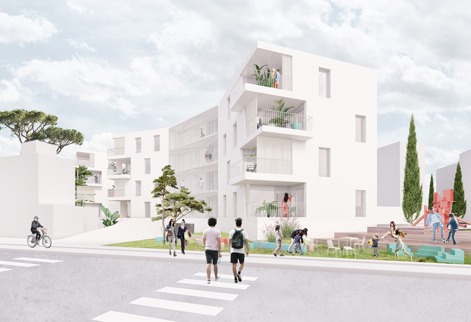 Archisearch ANAGRAM A-U & GRUPPA win 1st PRIZE  in the architectural competition for Social Housing in Larnaka