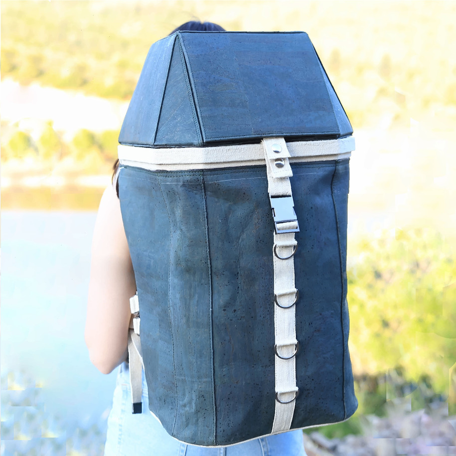 Archisearch Modpack: A Biodegradable backpack for Urban and Rural Use | Diploma thesis project by Lioka Stella