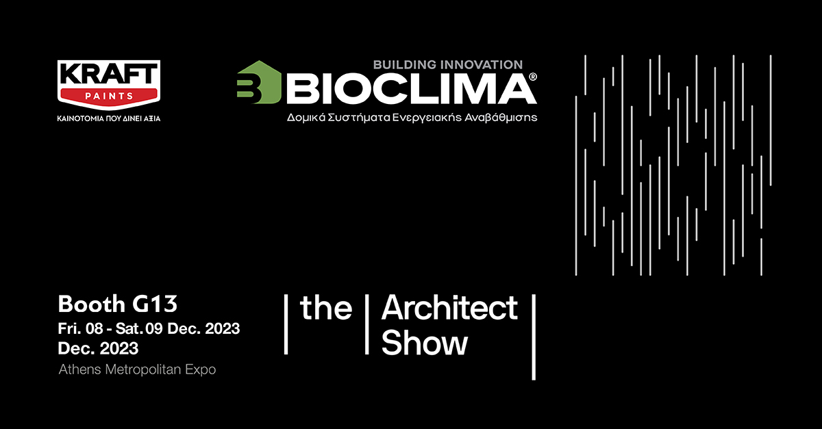Archisearch KRAFT Paints & Bioclima at the Architect Show 2023