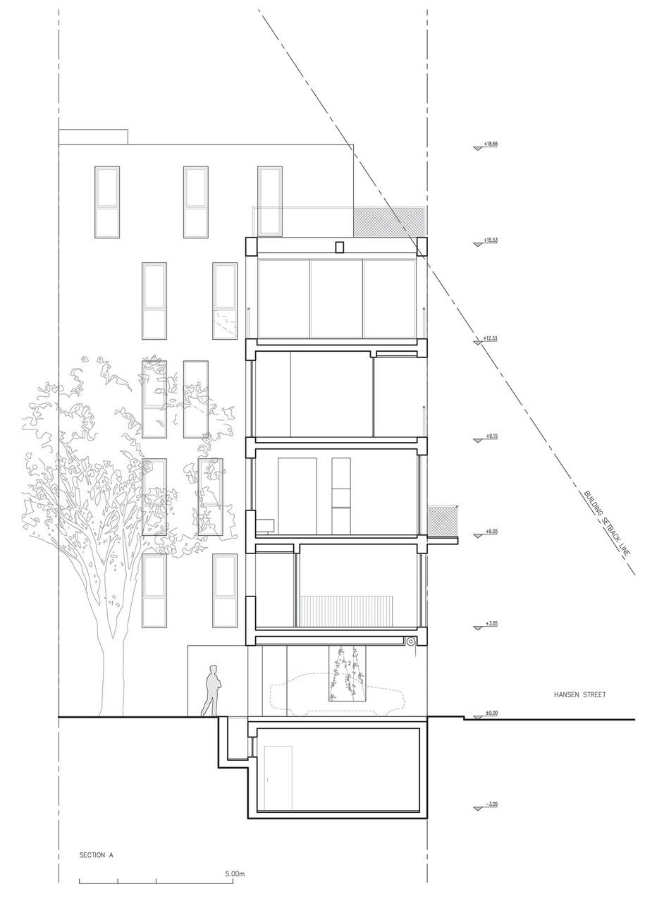 Mies van der Rohe award, Hansen, Mixed Use Building, Athens, Architect, AREA, Styliani Daouti, Giorgos Mitroulias, Michaeljohn Raftopoulos, polykatoikia, colours