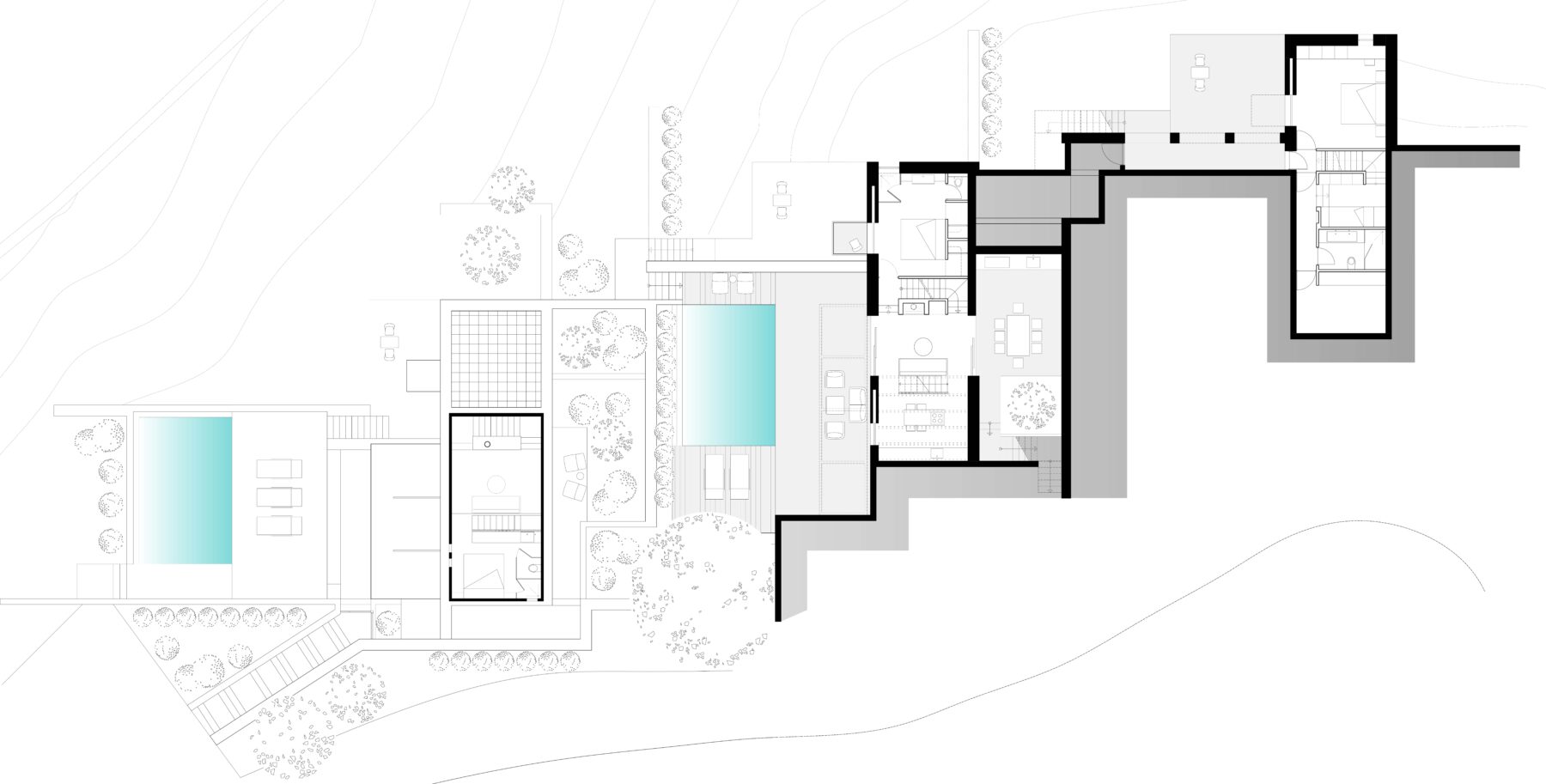 Archisearch Atrium Villas ΙΙ – 3 houses in Kehria Skiathos designed by 3harchitects.