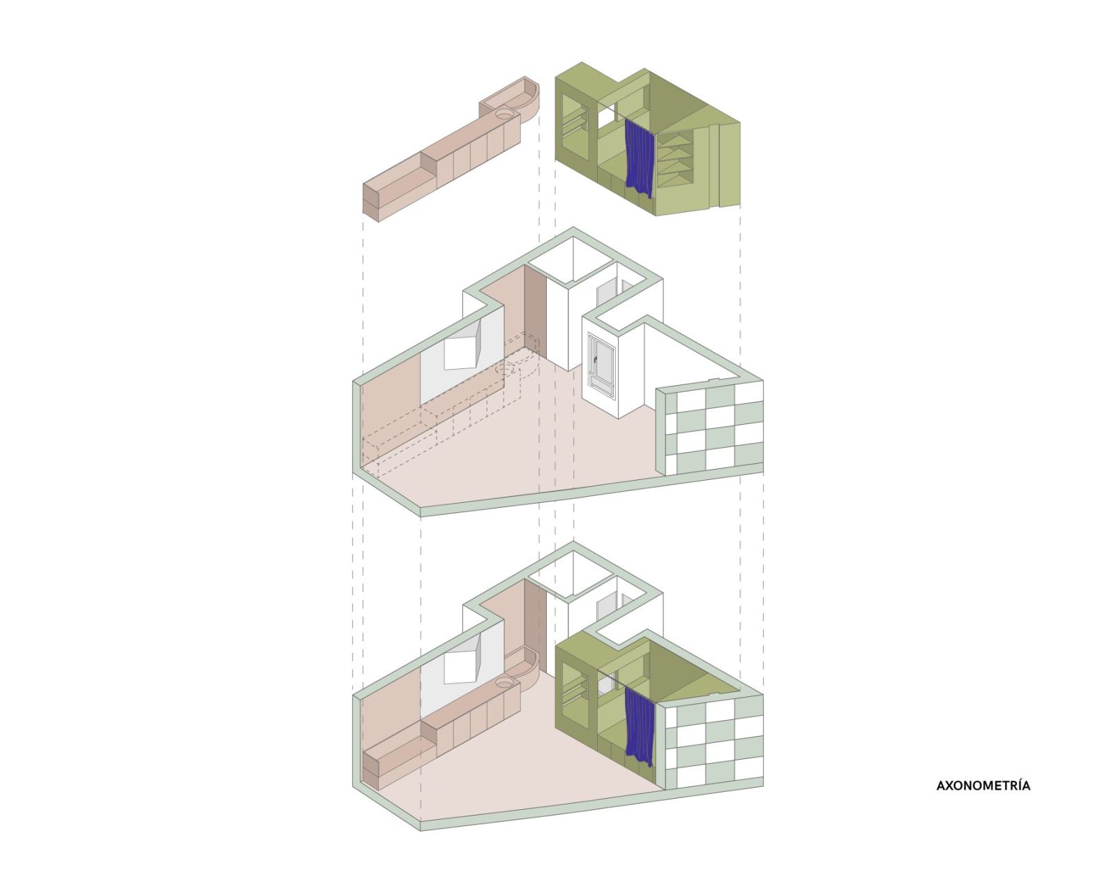 Archisearch MicroScale: Xstudio Reimagines a 32 m² Apartment in Gran Canaria as a Single Inhabited Room