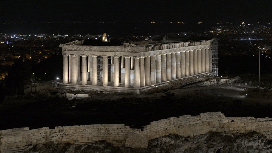 Archisearch O νέος φωτισμός της Ακρόπολης από την Ελευθερία Ντεκώ