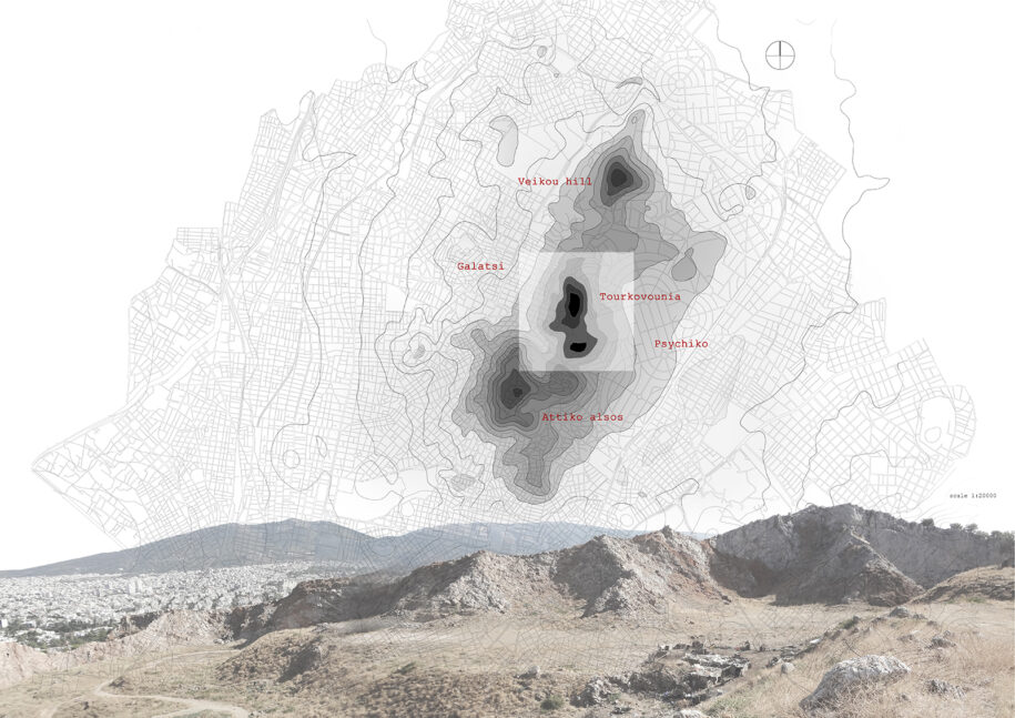 Archisearch Urban narratives from the emerging ground: Tourkovounia hill as a connecting element of the city | Diploma thesis by Afroditi Avgerou