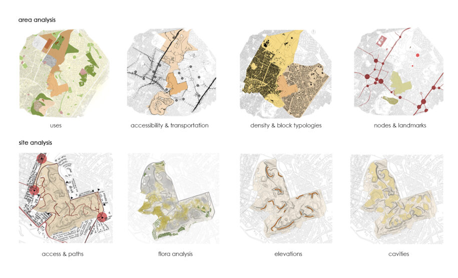 Archisearch Urban narratives from the emerging ground: Tourkovounia hill as a connecting element of the city | Diploma thesis by Afroditi Avgerou