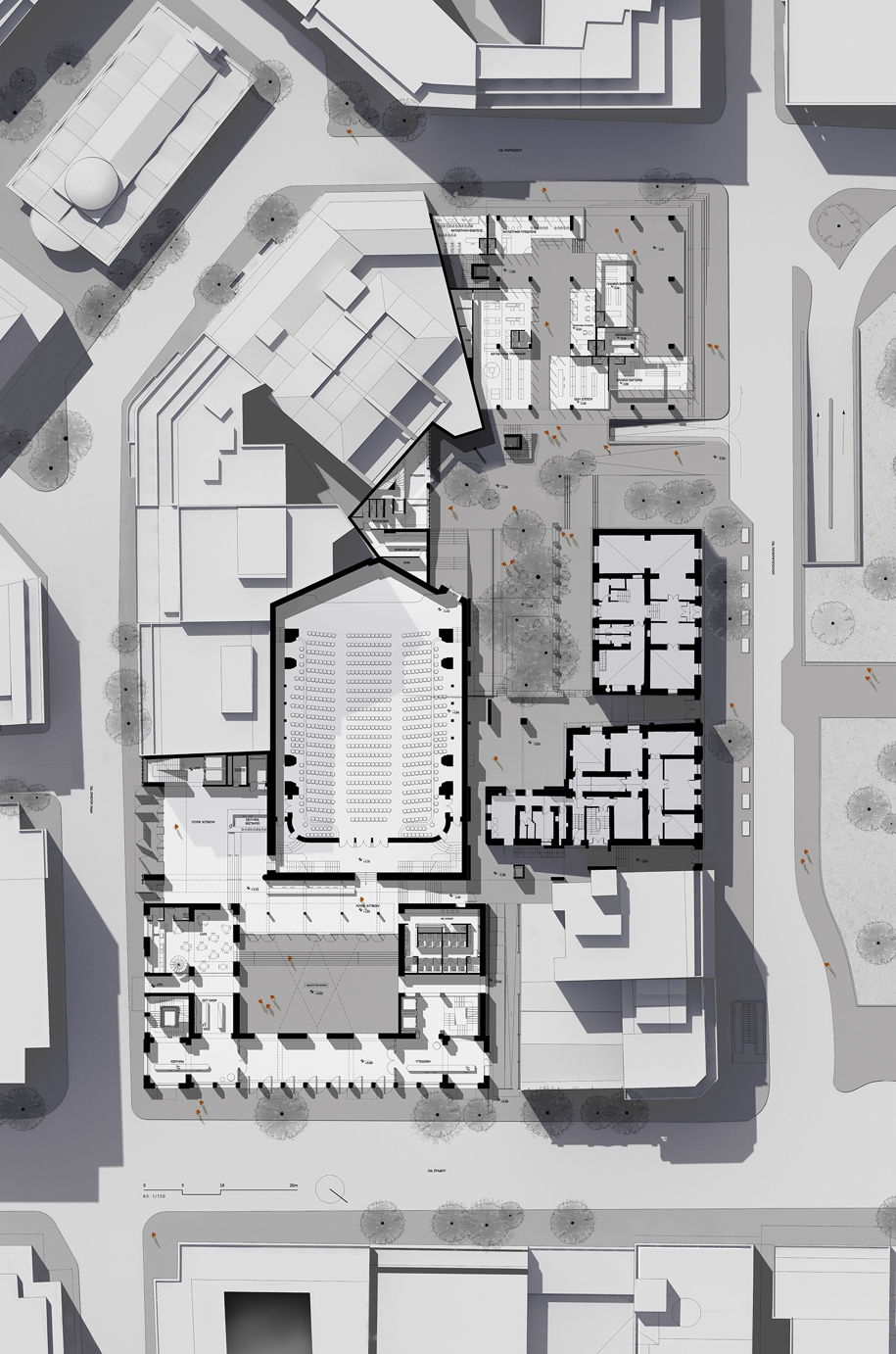 Archisearch Comedia Finita Est: Urban Reintegration around Attikon cinema | Thesis by Aggelakopoulou Zoe and Xanthopoulos Konstantinos