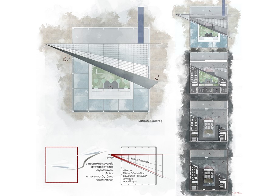 Archisearch Paper Plane of Culture and the memory of an era | Thesis by Alexandros Giannikopoulos