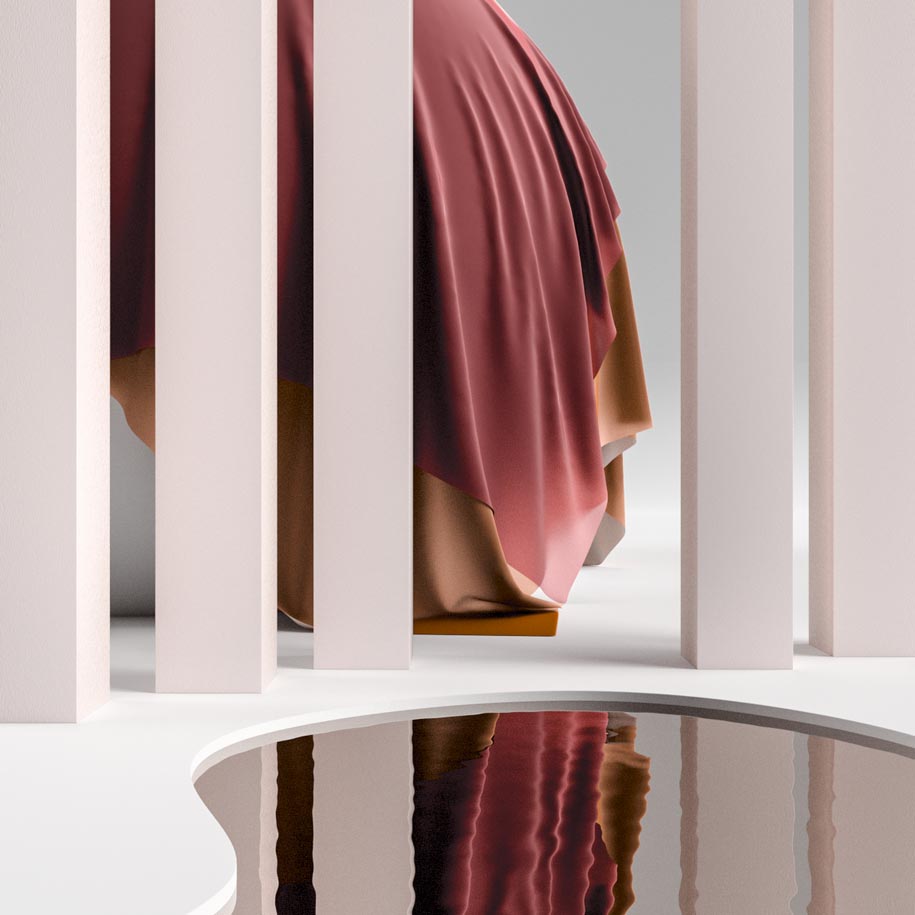 Alexis Christodoulou, 3D rendering, David Chipperfield , Superstudio, Aldo Rossi , IMAGINED ARCHITECTURE, renders, 3D artist,